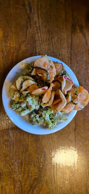 Mixed salad at Glonojad in Krakow