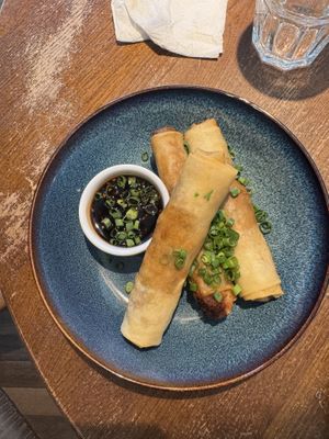 Spring rolls  at Glonojad in Krakow