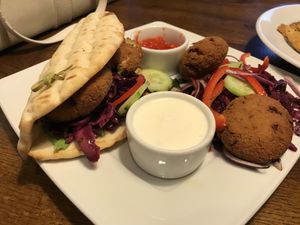 Falafel at Glonojad in Krakow