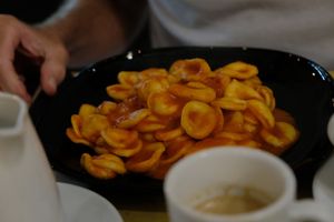 Orecchiette with tomato sauce at Vida in Alberobello
