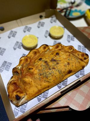 Calzone  at Vegan Mobile in Santiago