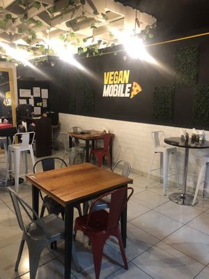 Inside  at Vegan Mobile in Santiago