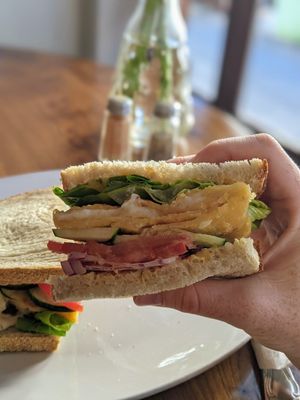 bfast sandwich at Nourish Philly in Philadelphia