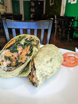 Breakfast burrito at Nourish Philly in Philadelphia