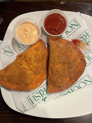 Cheesesteak empanadas   at Nourish Philly in Philadelphia