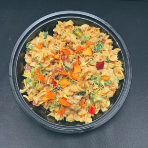 Curried Sonoma chk’n salad 
Chickpeas, mayo, quinoa, celery, red onion, sun-dried tomatoes, and cilantro at Veggies N'at in Pittsburgh