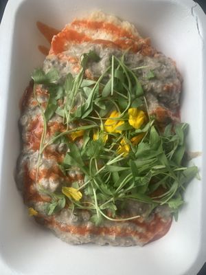 Biscuit and gravy at Veggies N'at in Pittsburgh