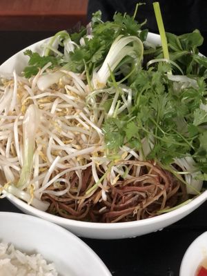 herbs/vegs  at Katze Vegan & Vegetarian  in Hanoi