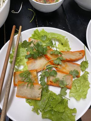 Cinnamon roll vegan ‘pork’   at Katze Vegan & Vegetarian  in Hanoi