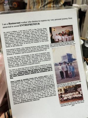 The owner’s background story   at Katze Vegan & Vegetarian  in Hanoi