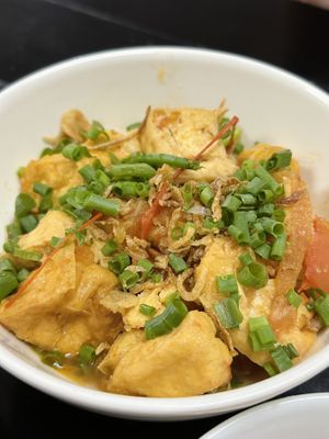 Tofu and tomatoes   at Katze Vegan & Vegetarian  in Hanoi