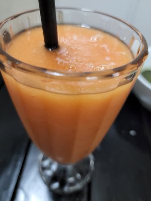 Papaya shake at Katze Vegan & Vegetarian  in Hanoi