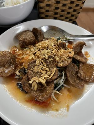 Vegan beef  at Katze Vegan & Vegetarian  in Hanoi
