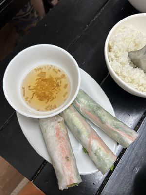 Springrolls  at Katze Vegan & Vegetarian  in Hanoi