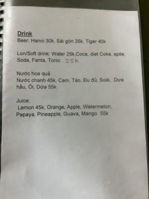 Menu page 5  at Katze Vegan & Vegetarian  in Hanoi