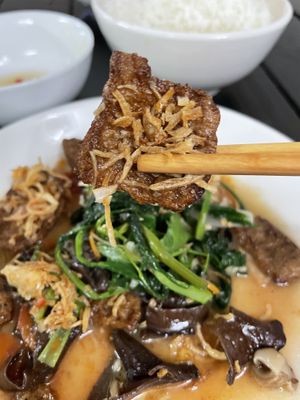 Vegan beef  #Veganuary at Katze Vegan & Vegetarian  in Hanoi