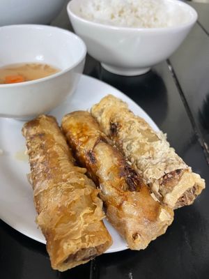 Crunchy spring rolls either 3 or 6 at Katze Vegan & Vegetarian  in Hanoi