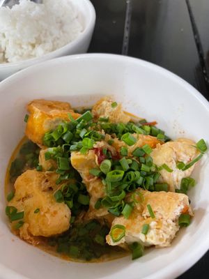 Tofu in tomato  at Katze Vegan & Vegetarian  in Hanoi