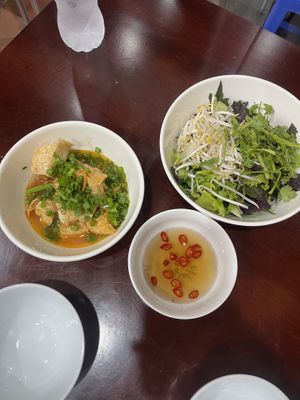 complementary dishess  at Katze Vegan & Vegetarian  in Hanoi