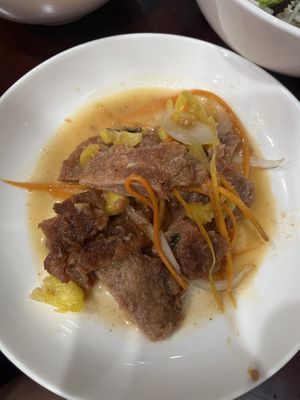 Vegan ribs in pineapple sauce   at Katze Vegan & Vegetarian  in Hanoi