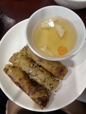 Fried spring rolls  at Katze Vegan & Vegetarian  in Hanoi