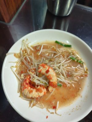 Vegan prawns at Katze Vegan & Vegetarian  in Hanoi