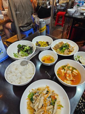 We also got a soup that I forget to take a picture of, they just kept on bringing us food. at Katze Vegan & Vegetarian  in Hanoi