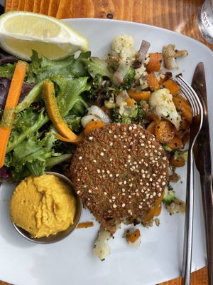 Vegan platter summer 2023  at Sofa1 in Gilleleje