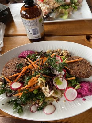 Vegan plate  at Sofa1 in Gilleleje