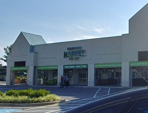 Front of grocery store, pre-made food area to the left as you walk in at Common Market Food Co-op in Frederick