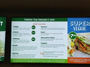 Menu at Common Market Food Co-op in Frederick