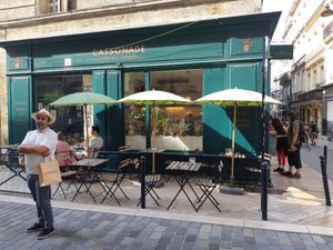 The bakery at Cassonade Cannelés & Spécialités in Bordeaux