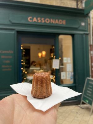 Vegan canelés  at Cassonade Cannelés & Spécialités in Bordeaux