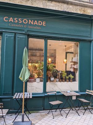 view from outside at Cassonade Cannelés & Spécialités in Bordeaux