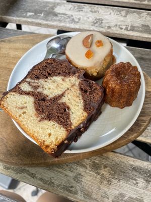 Marble, st James and canelé   at Cassonade Cannelés & Spécialités in Bordeaux