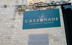 The sign to look for at Cassonade Cannelés & Spécialités in Bordeaux