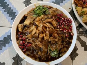 Traditional Arabic meal made vegan!  at Ya Hala in Stockach