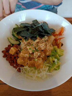 Kimchi bowl at Healthy Ubud in Ubud