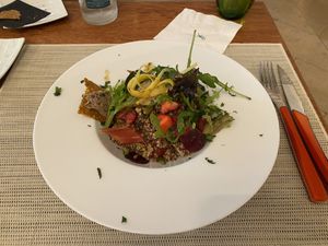 Voilà le retour de YOGI après 5 mois fermé, taboulé revisité at Yogi Booster in Lausanne