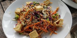 Asian salad at Breeze in Koh Tao