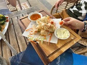 Veggie tempura at Breeze in Koh Tao