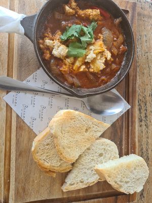 Shakshuka tofu at Breeze in Koh Tao