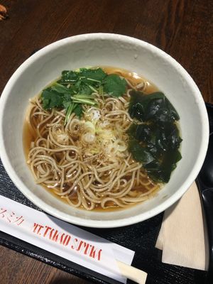 800 yen soba dish  at Takaosan Sumika in Hachioji