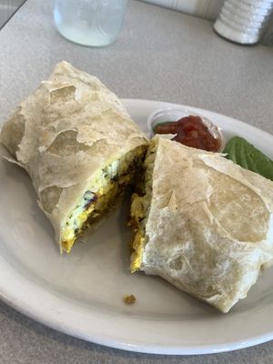 Vegan Breakfast 🌯. Get it!!  at Nancy's Café in Auburn