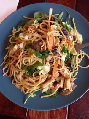 Vegan noodles. Very nice 🙂 at Tibet Kitchen in Katoomba