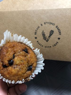 i’ve had a variety of baked goodies from this bakery and they’ve all been incredibly delicious! my favorite are the chocolate chip banana muffins :) at Vegan & Beyond in Seoul