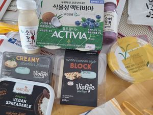 Grocery order 💖 at Vegan & Beyond in Seoul