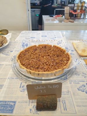walnut pie at Vegan & Beyond in Seoul