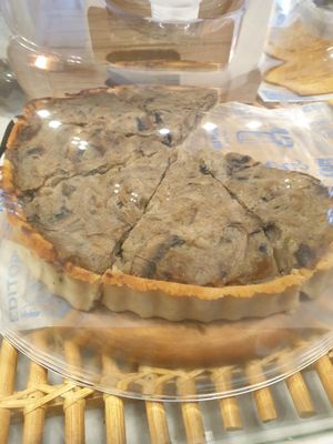 mushroom onion quiche at Vegan & Beyond in Seoul