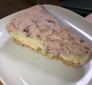 Neapolitan Cheesecake  at Vegan & Beyond in Seoul